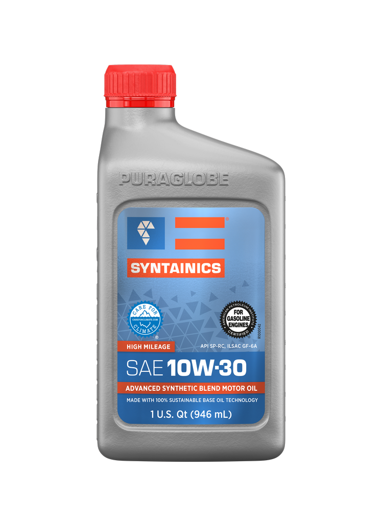 10W-30 SYNTAINICS High Mileage Motor Oil, 6-QT Pack