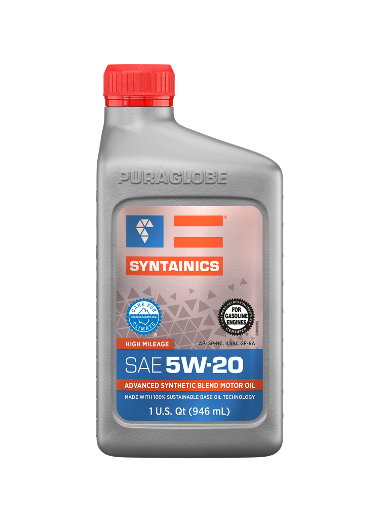 5W-20 SYNTAINICS High Mileage Motor Oil, 6-QT Pack