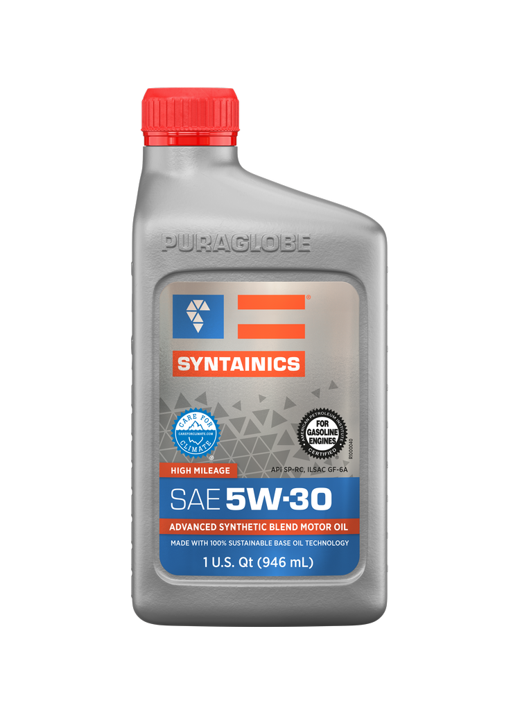5W-30 SYNTAINICS High Mileage Motor Oil, 6-QT Pack